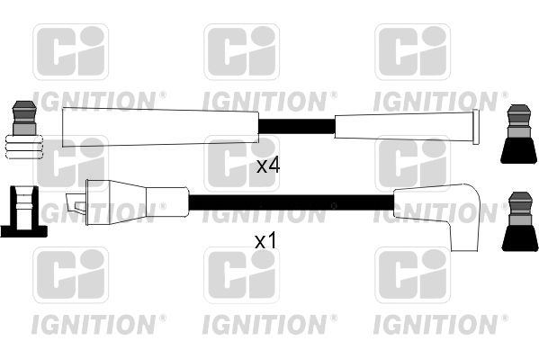 QUINTON HAZELL Комплект проводов зажигания XC817